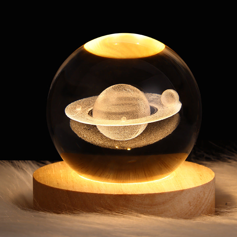 (🔥Hot Selling) 3D Planet Crystal Ball🪐