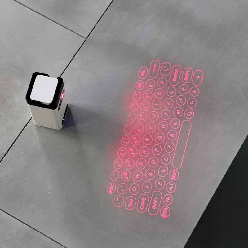 Wireless Virtual laser Projection Keyboard - IOS, Android, Smart Phone, iPad, Tablet, PC