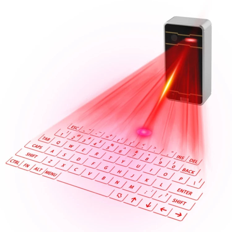 Wireless Virtual laser Projection Keyboard - IOS, Android, Smart Phone, iPad, Tablet, PC