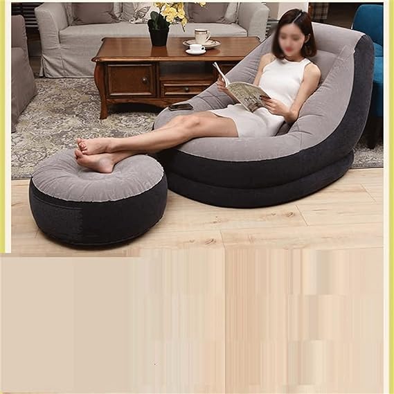 YOGISU Lazy Sofa Flocking Inflatable Lazy Sofa