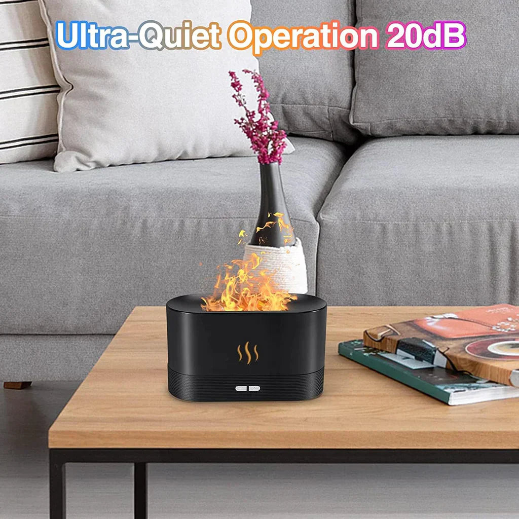 RGB Flame Humidifier and Aroma Diffuser