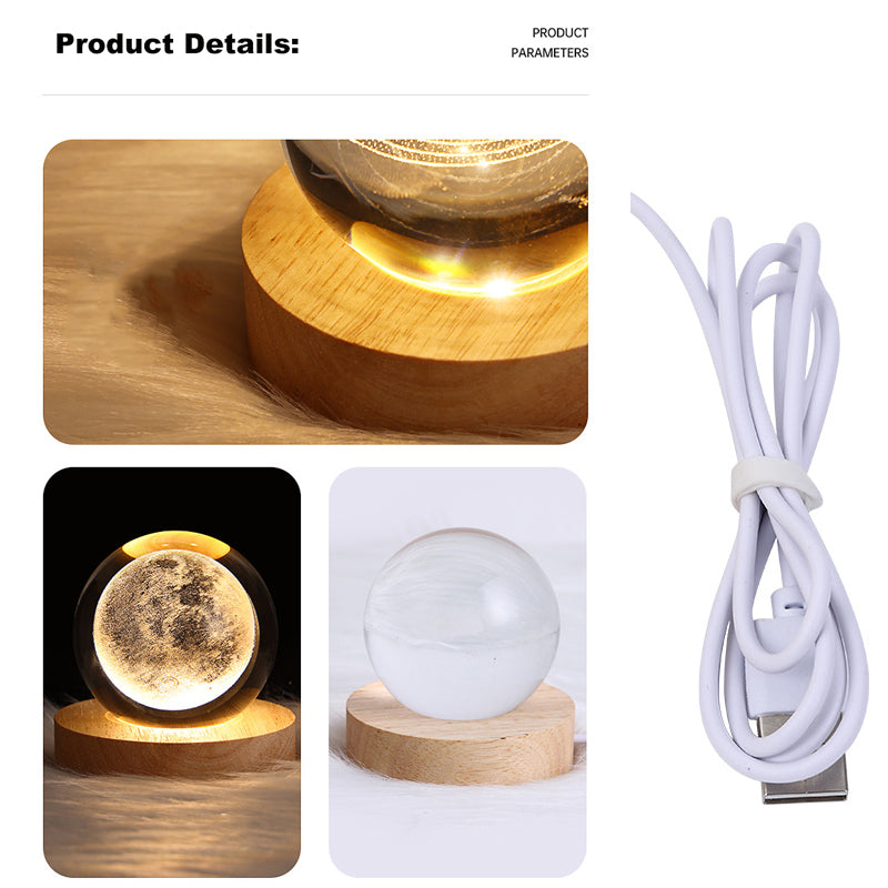 (🔥Hot Selling) 3D Planet Crystal Ball🪐