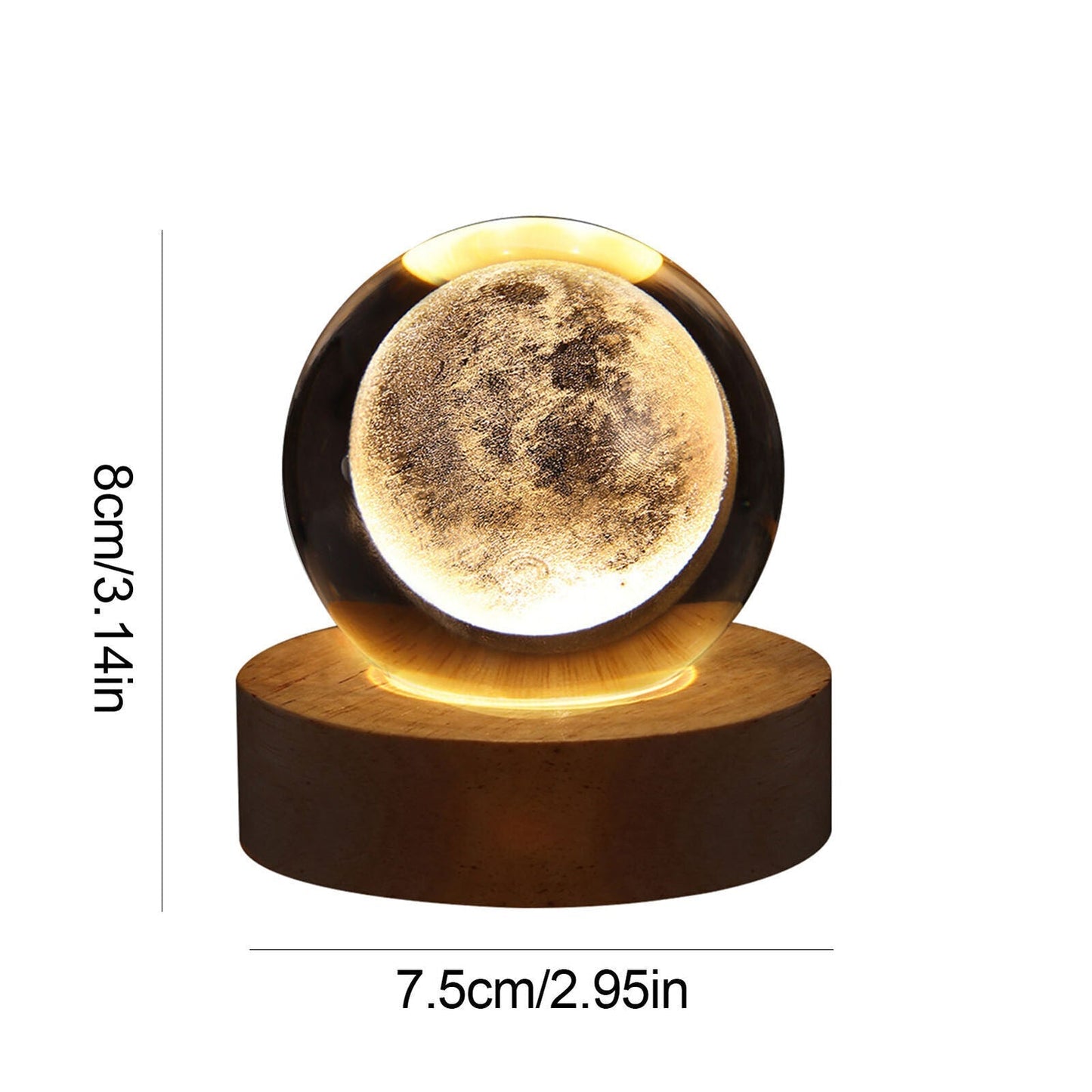 (🔥Hot Selling) 3D Planet Crystal Ball🪐